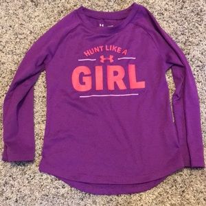 3t Under armour purple long sleeve